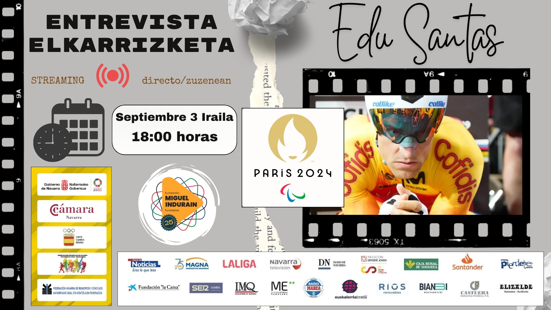 ENTREVISTA CON EDU SANTAS